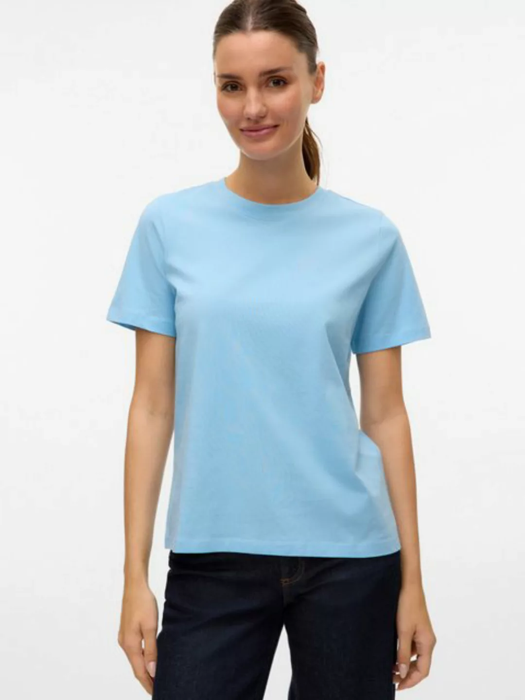 Vero Moda Kurzarmshirt VMPAULINA SS T-SHIRT GA JRS NOOS günstig online kaufen