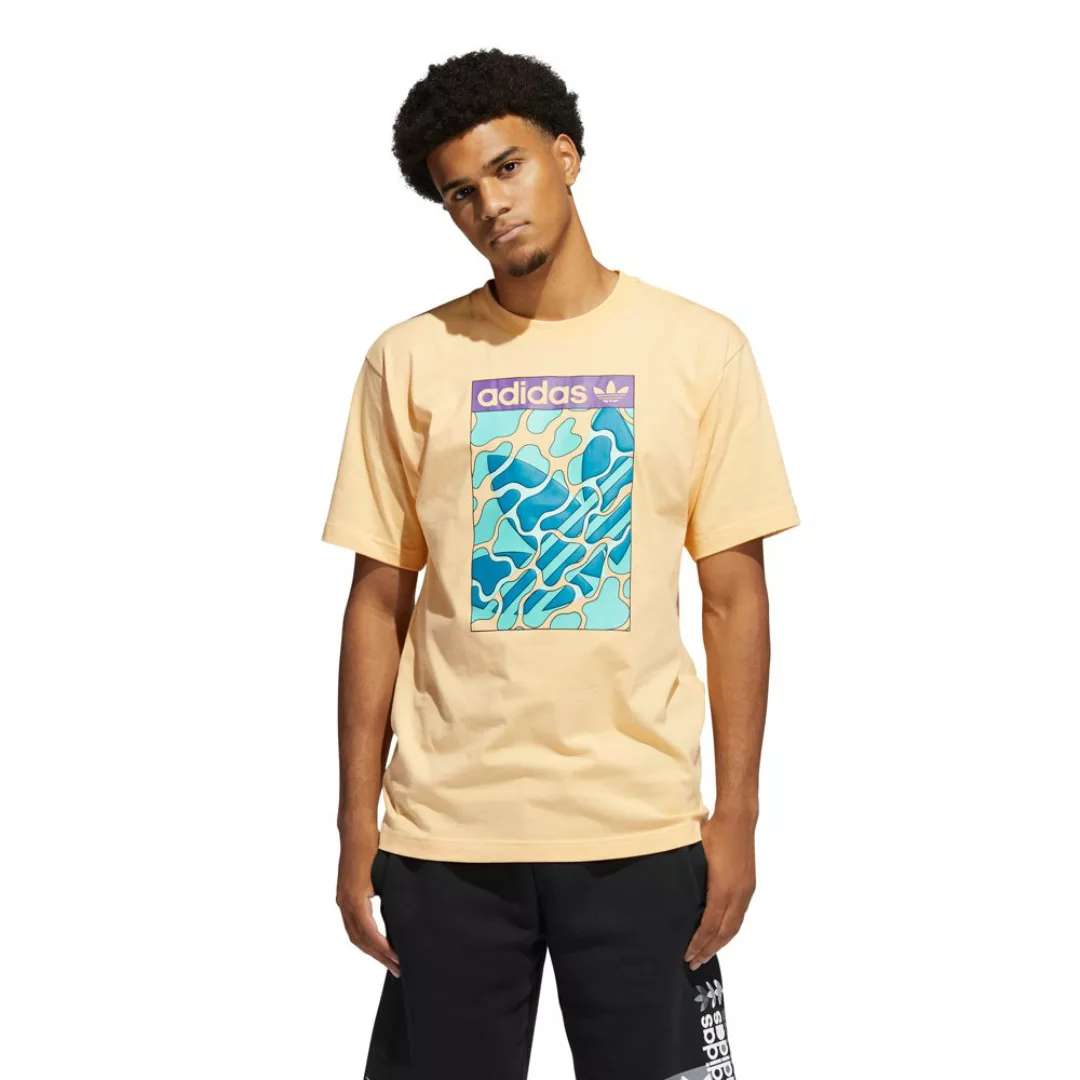 Adidas Originals Summer Tongue Label Kurzarm T-shirt L Acid Orange günstig online kaufen