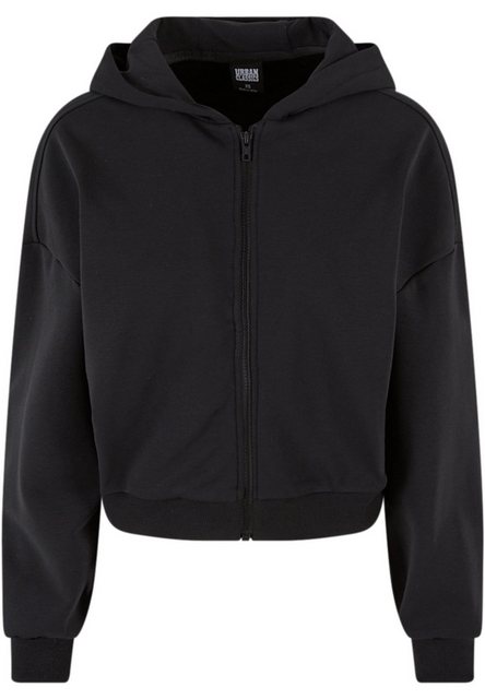 URBAN CLASSICS Sweatjacke Urban Classics Damen Ladies Cozy Short Zip Hoody günstig online kaufen