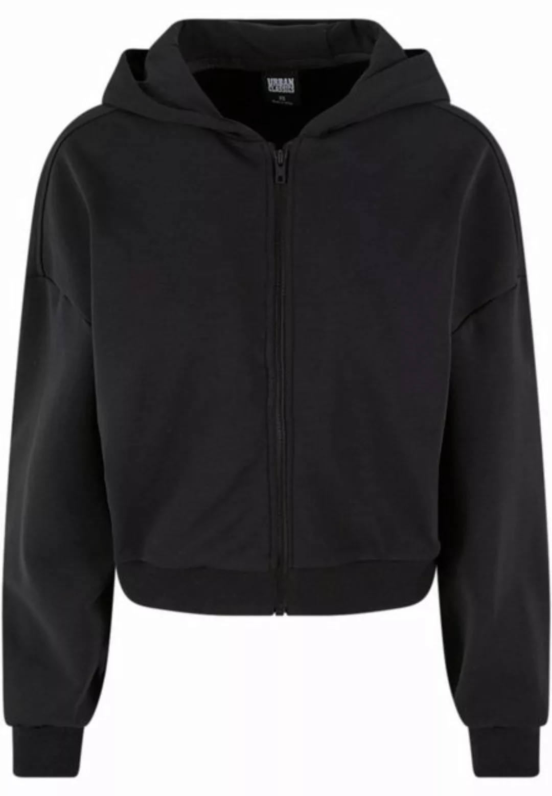 URBAN CLASSICS Sweatjacke Urban Classics Damen Ladies Cozy Short Zip Hoody günstig online kaufen