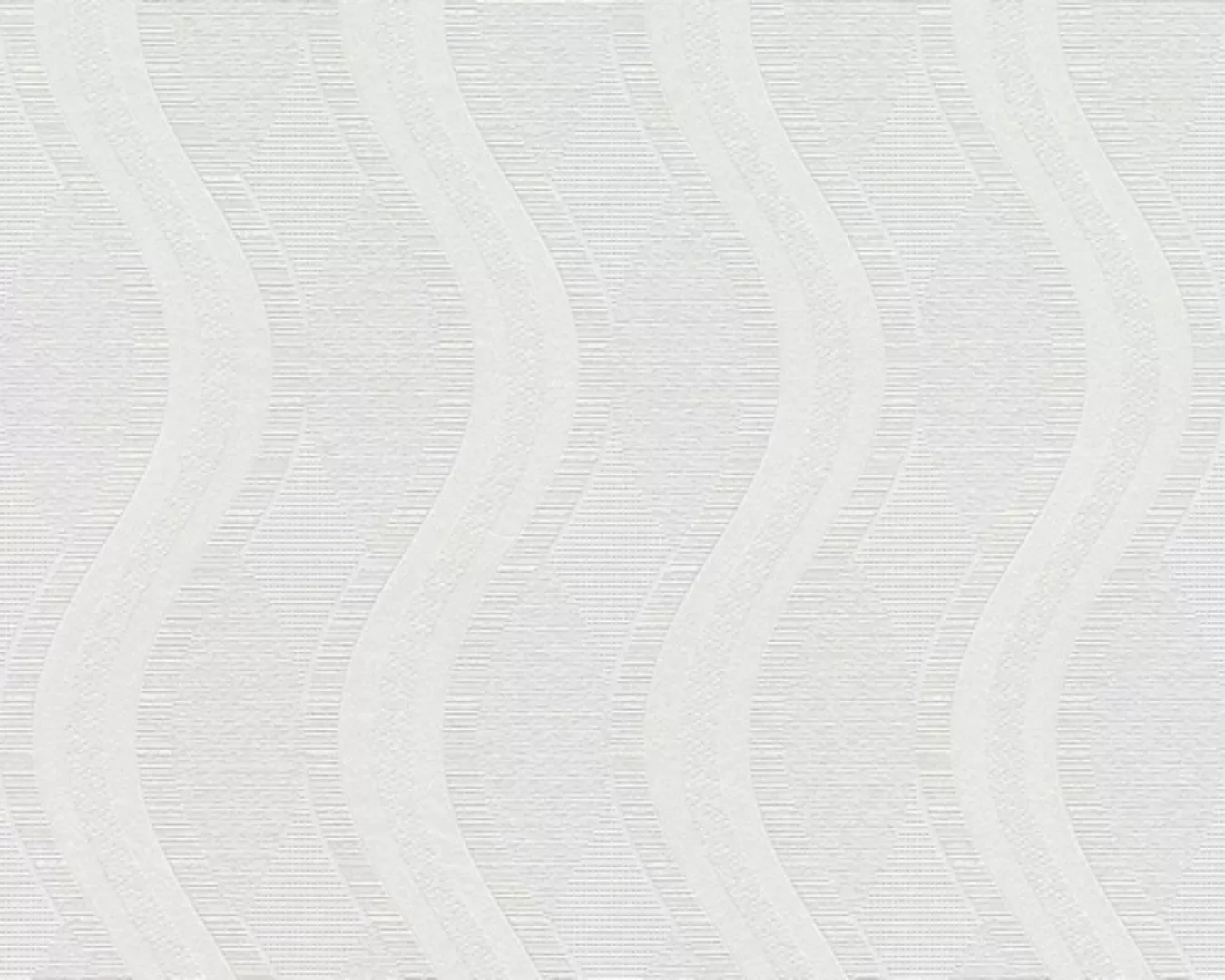 Bricoflor Vlies Streifentapete überstreichbar Weiße Tapete mit Streifen zum günstig online kaufen