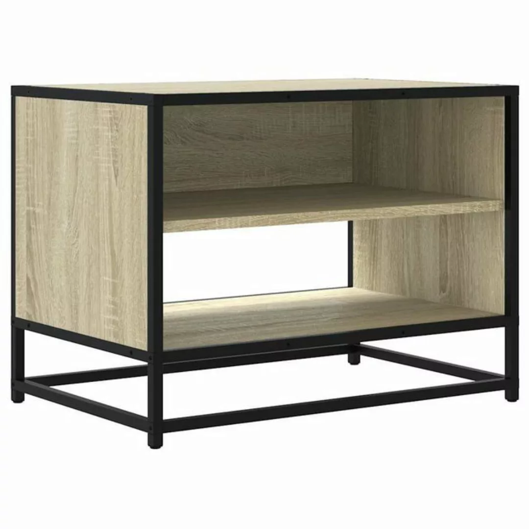 vidaXL TV-Schrank TV-Schrank Sonoma-Eiche 61x40x46 cm Holzwerkstoff und Met günstig online kaufen