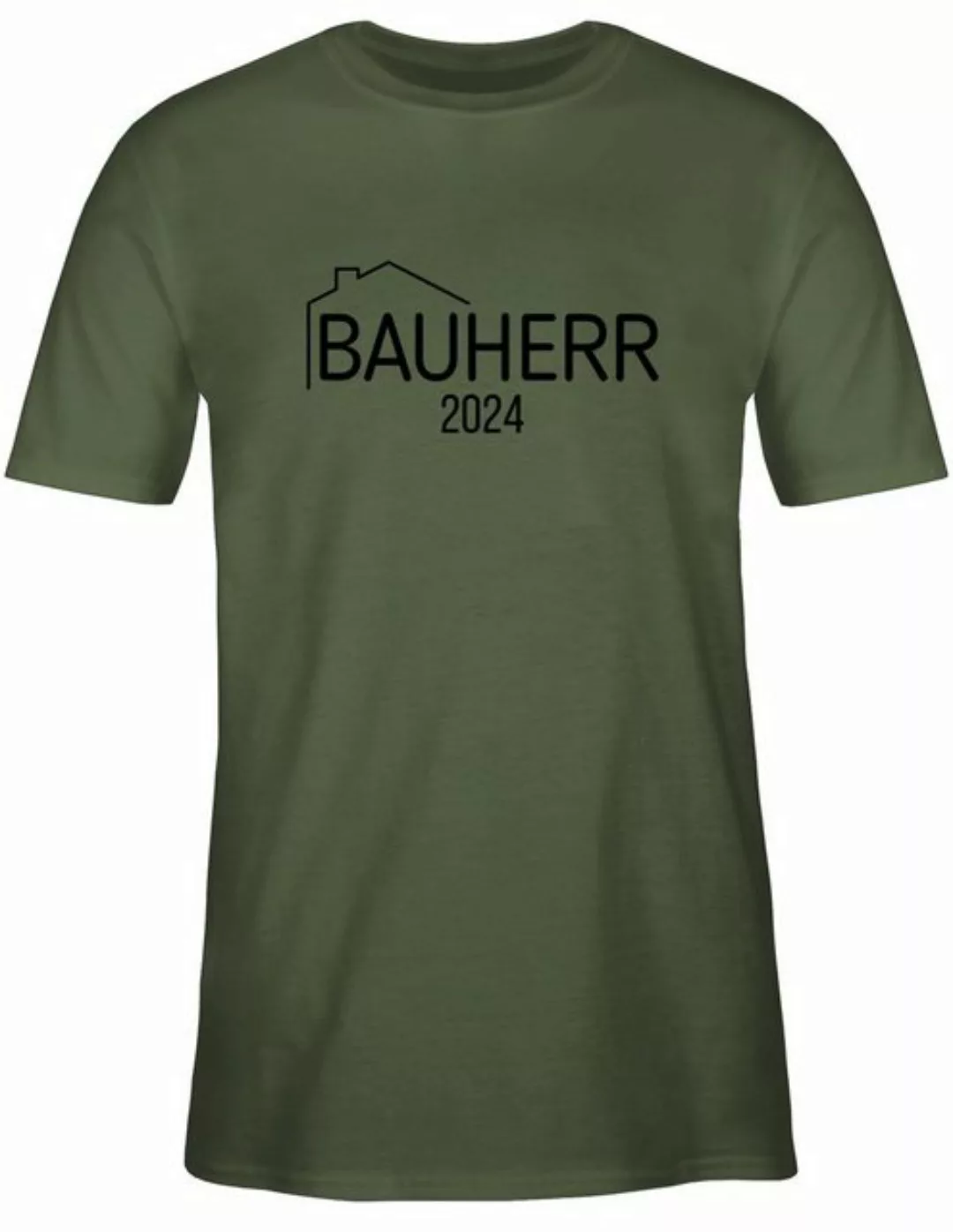 Shirtracer T-Shirt Bauherr 2024 Herren & Männer Geschenke günstig online kaufen