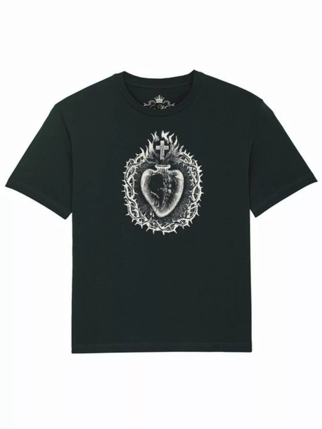 Vive Maria Holy Heart T-Shirt Herren T-Shirt schwarz günstig online kaufen