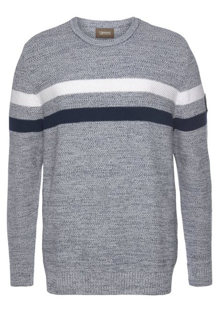 Man's World Strickpullover in melierte Optik günstig online kaufen