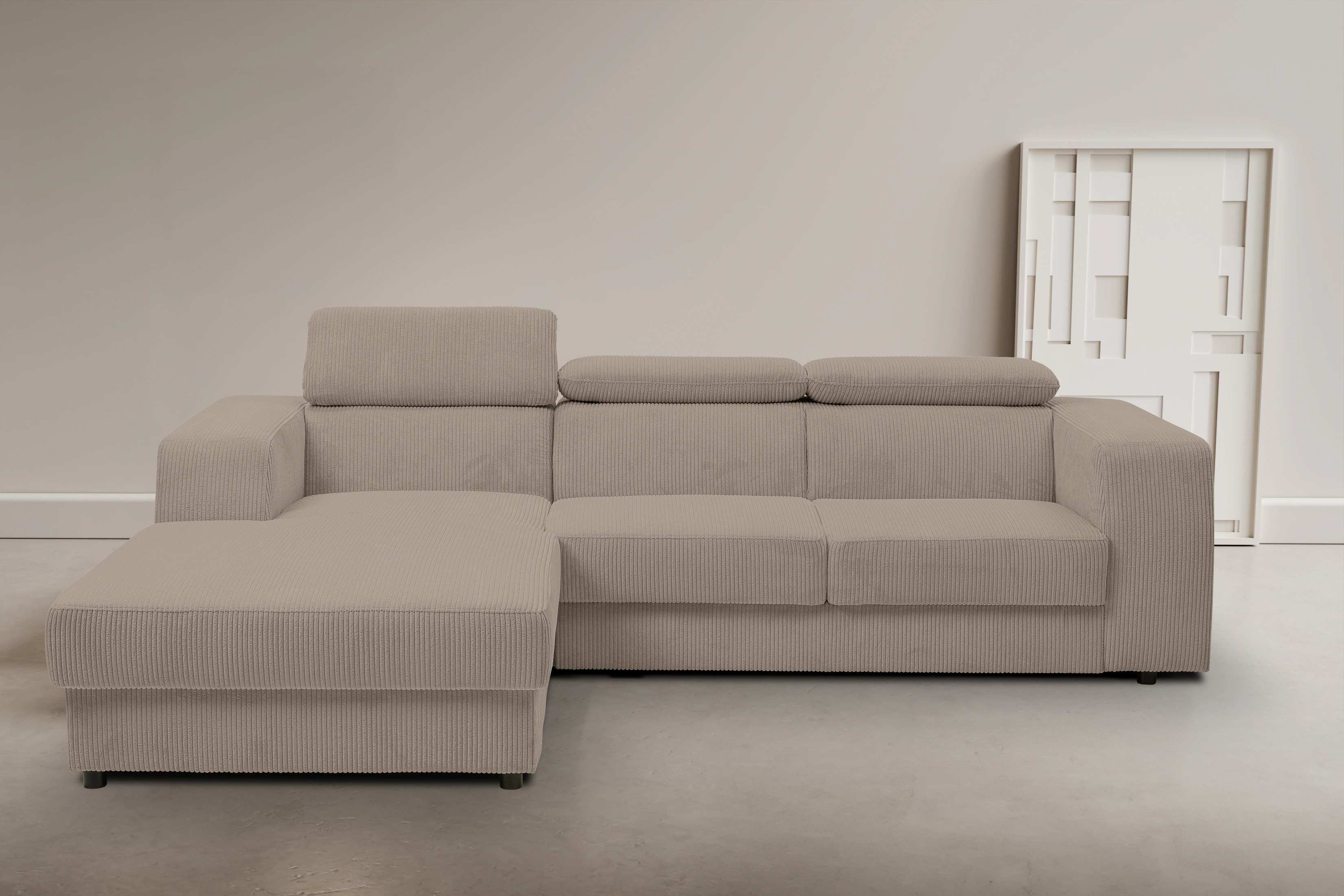WERK2 Ecksofa "Cherry, modernes Sofa mit Komfortfunktionen, Breite 270cm, L günstig online kaufen