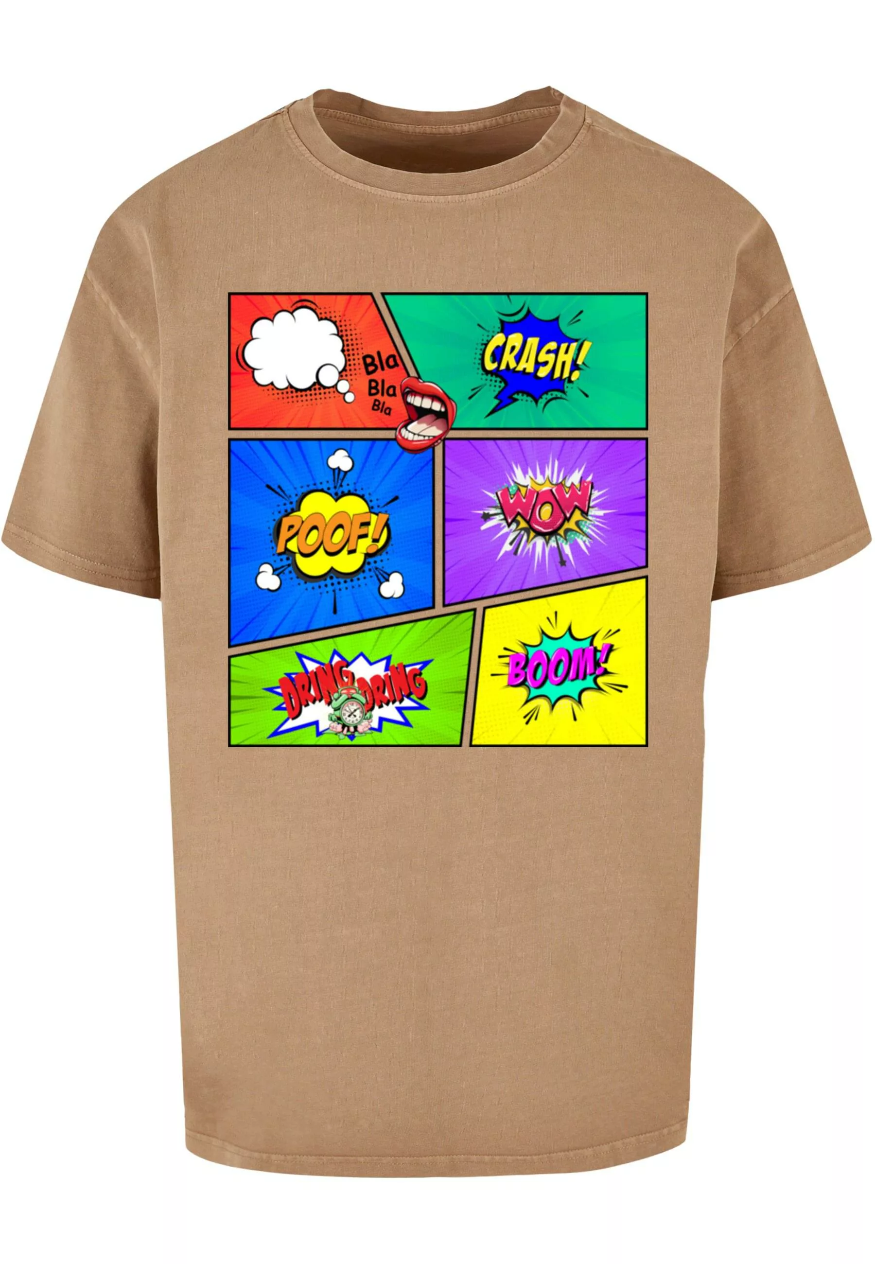 Merchcode T-Shirt "Merchcode Herren Book Comic Acid Washed Oversized Tee", günstig online kaufen