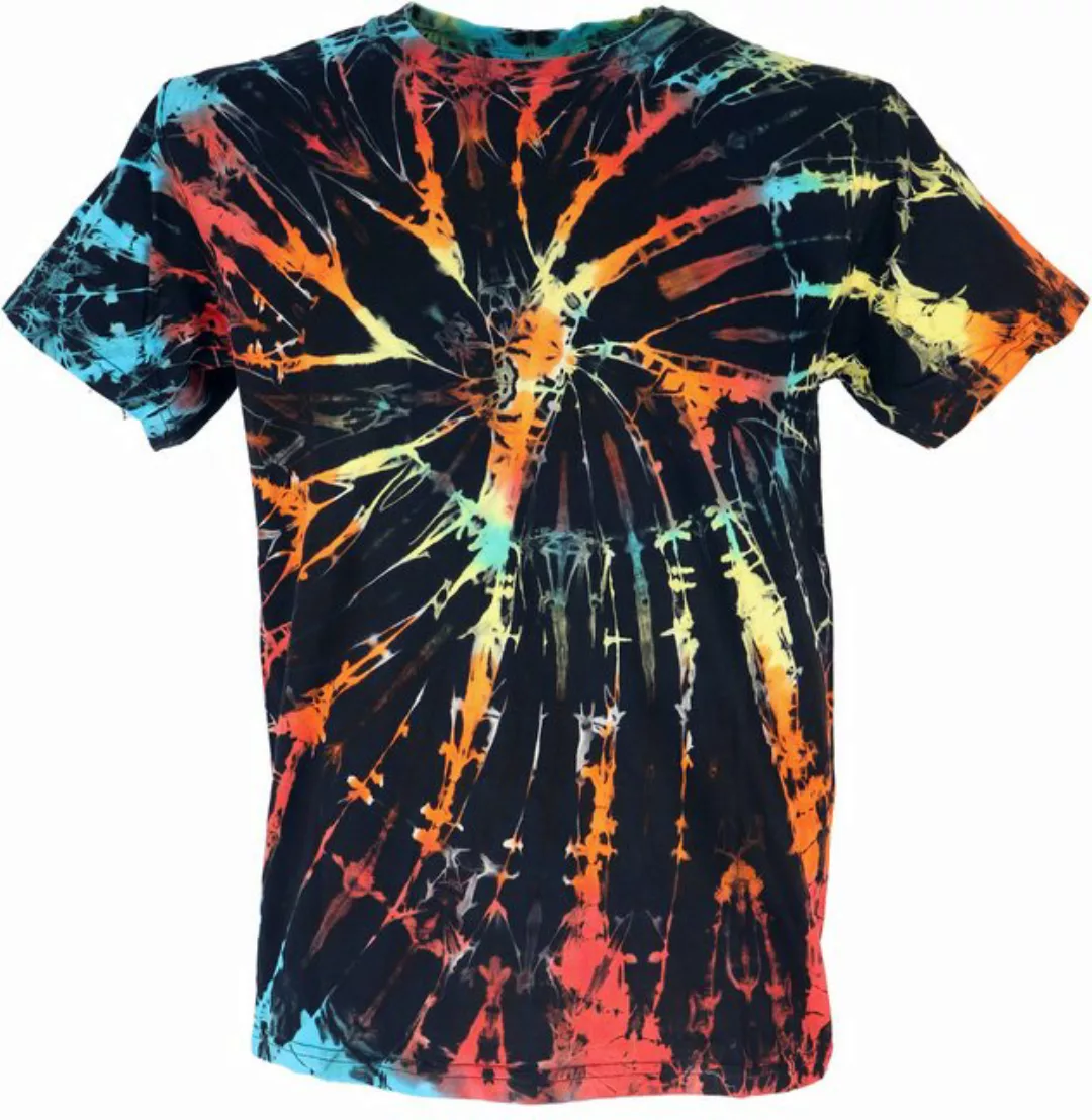 Guru-Shop T-Shirt Batik T Shirt, Herren Kurzarm Tie Dye Shirt -.. Handarbei günstig online kaufen