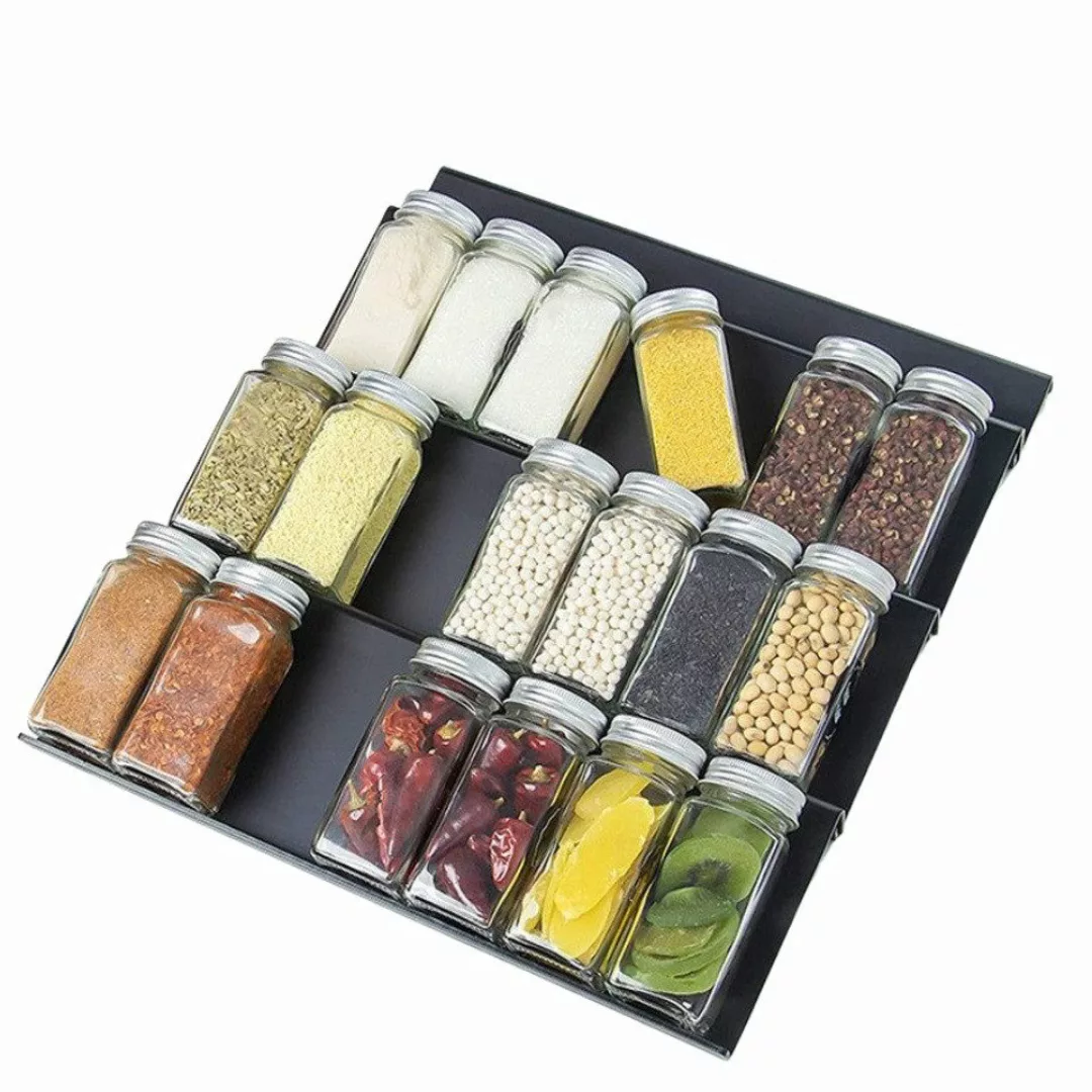 Coonoor Gewürzregal Gewürzregale 4 Stk Ausziehbar, günstig online kaufen