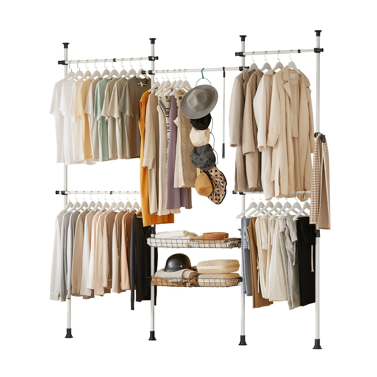 SoBuy Kleiderständer KLS04, Garderobenständer Kleiderschrank, verstellbares günstig online kaufen