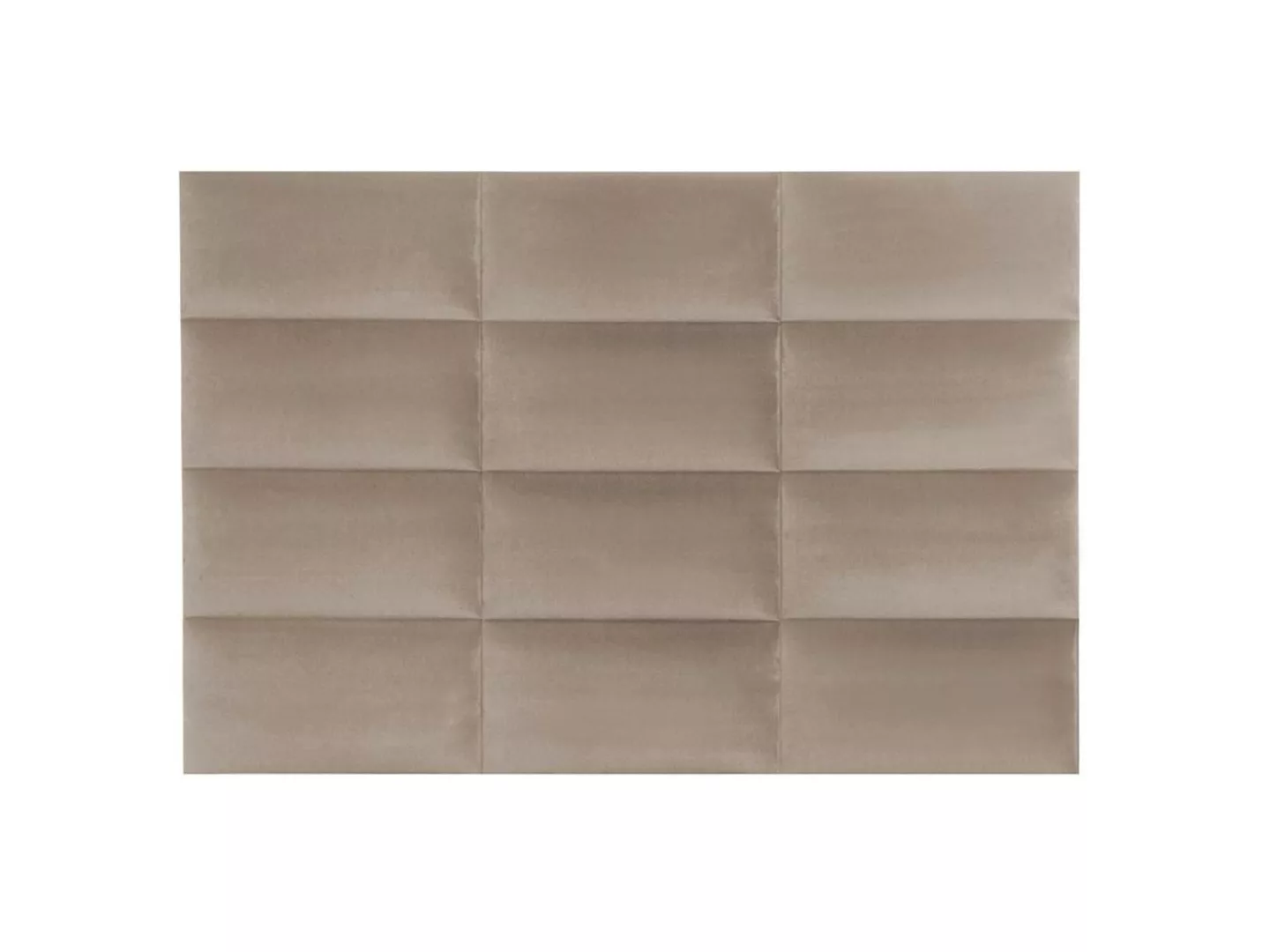 Wandpaneel Bettkopfteil - Samt - 180 cm - Beige - BONTE von Pascal Morabito günstig online kaufen
