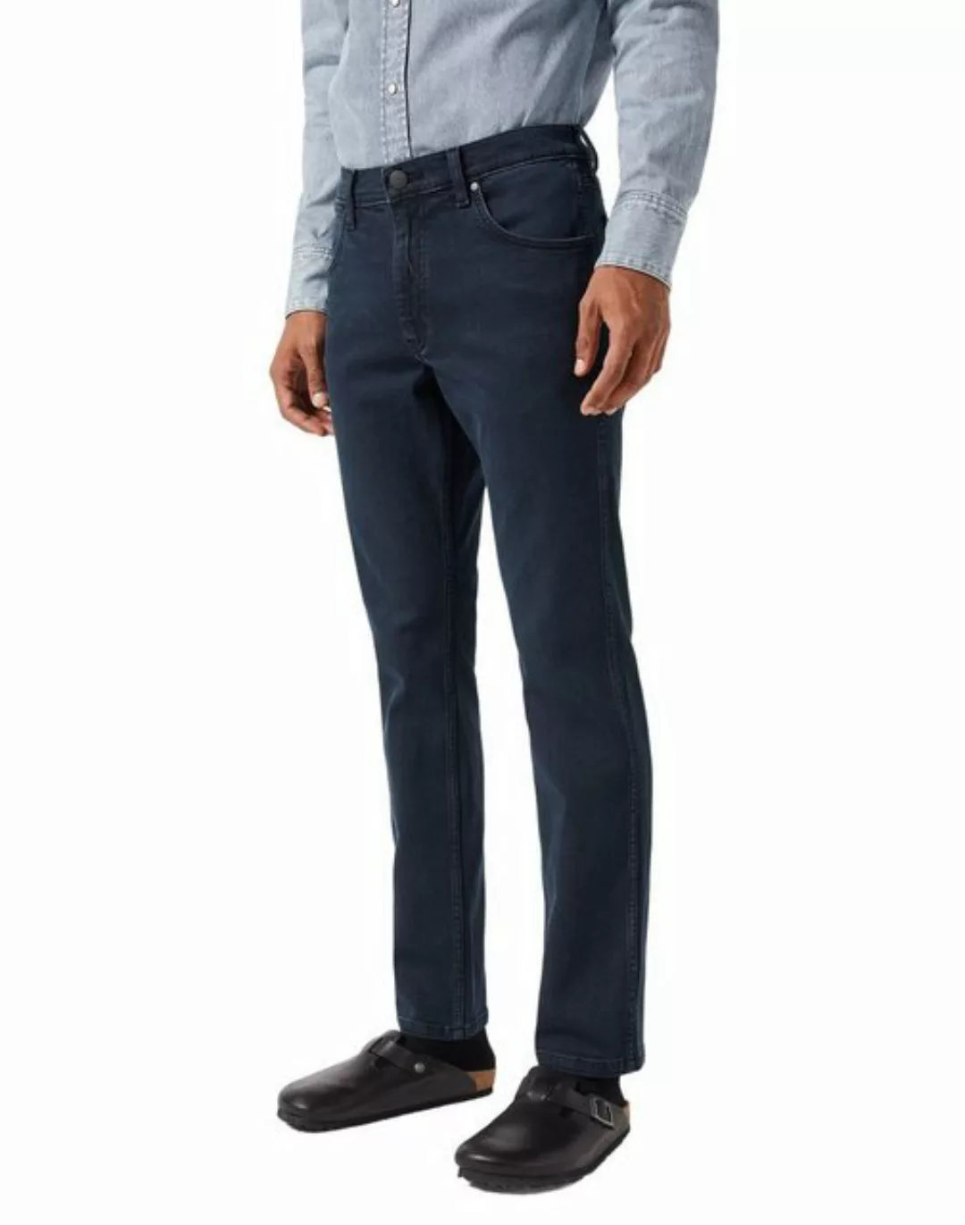 Wrangler Herren Jeans GREENSBORO - Regular Fit - Blau - Cloudy Skies günstig online kaufen