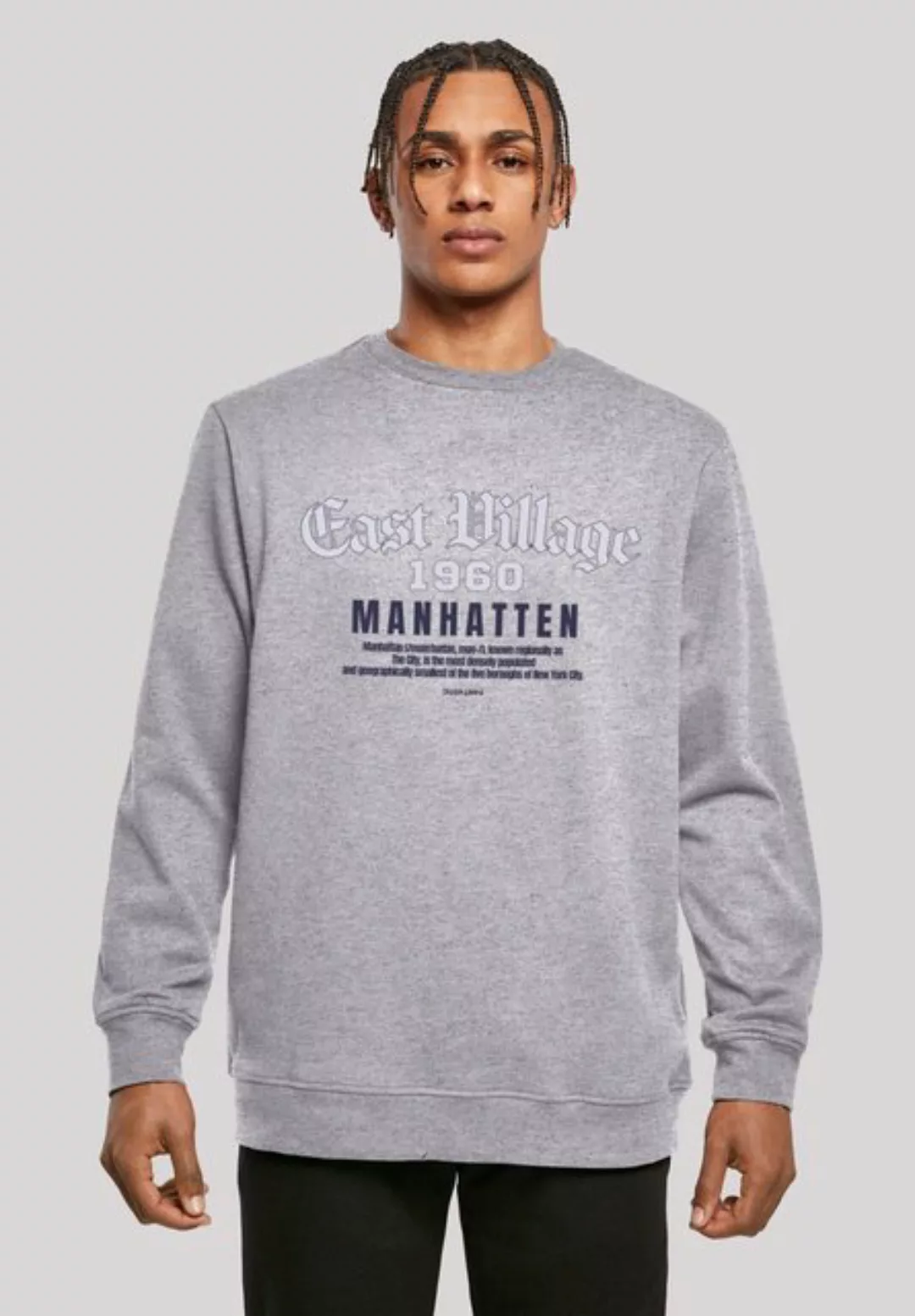 F4NT4STIC Kapuzenpullover East Village Manhatten CREW Print günstig online kaufen