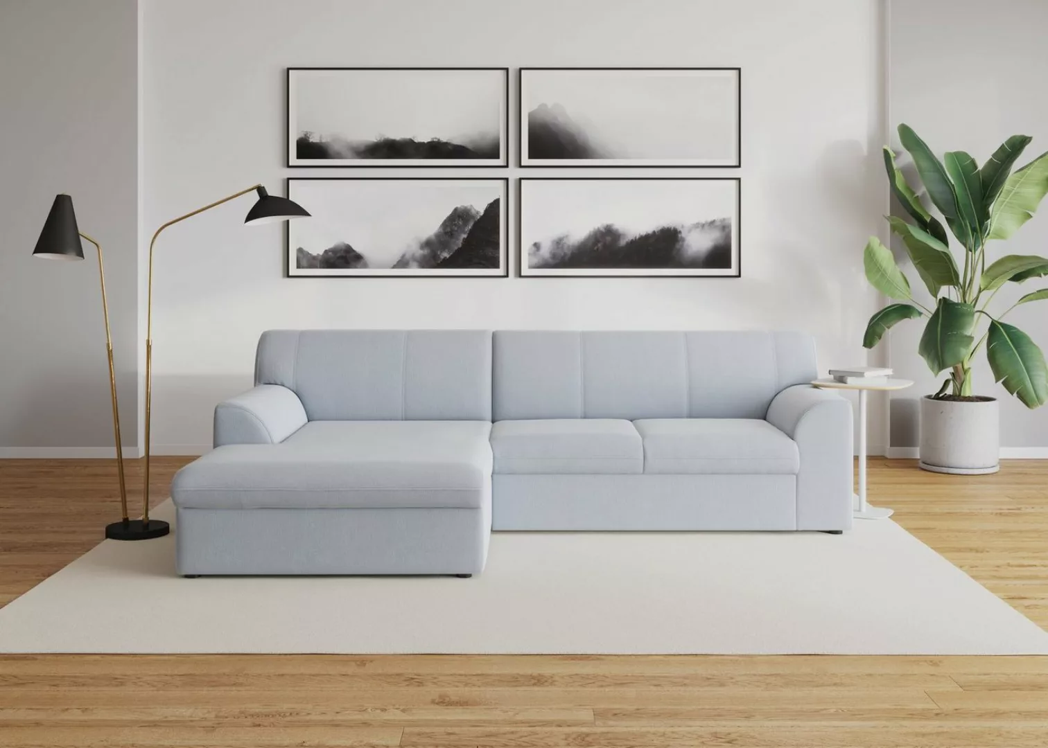 DOMO collection Ecksofa Topper L-Form, mit Recamiere, wahlweise mit Schlaff günstig online kaufen