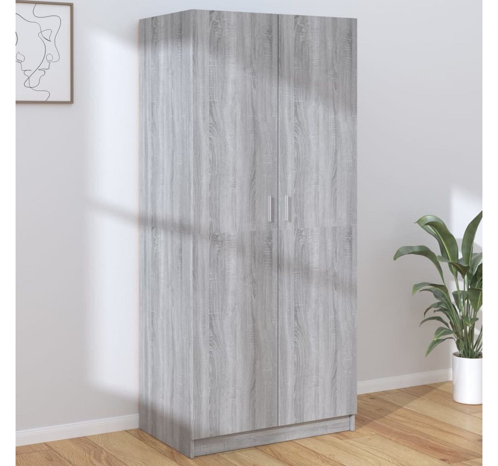 vidaXL Kleiderschrank Kleiderschrank Grau Sonoma 80x52x180 cm Holzwerkstoff günstig online kaufen