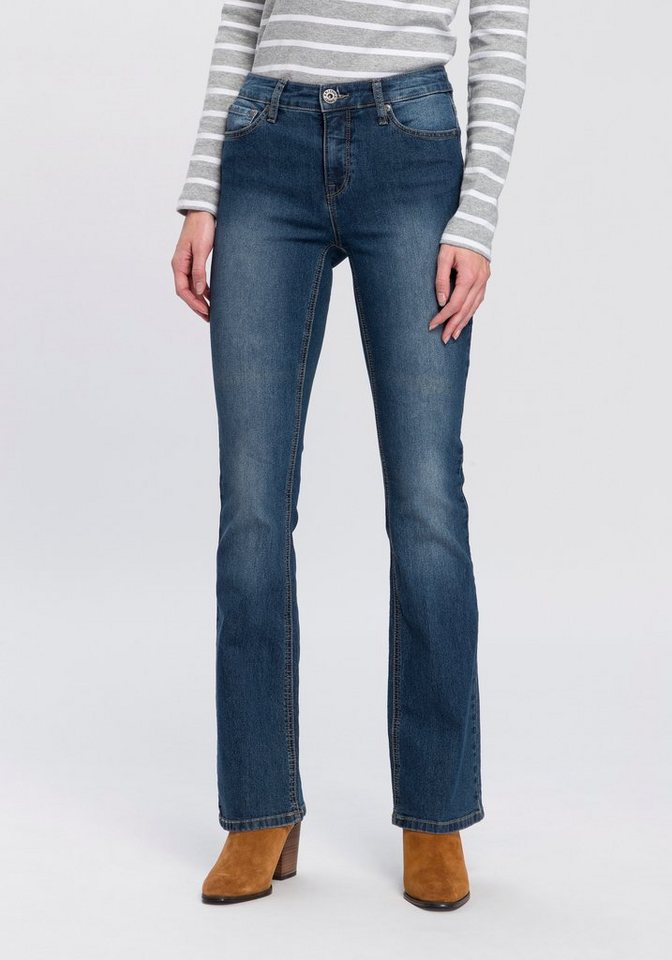 Arizona Bootcut-Jeans Shaping High Waist günstig online kaufen