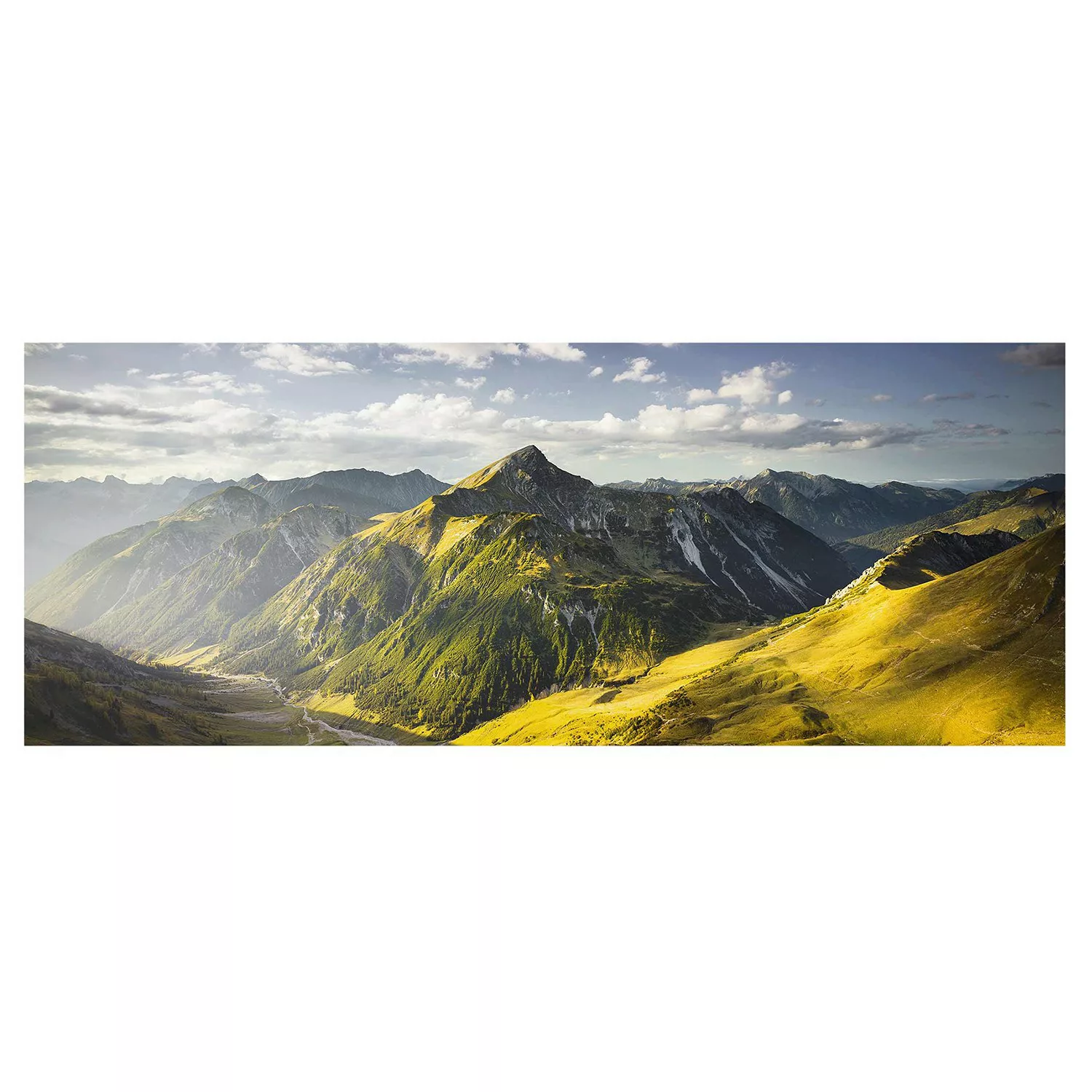 home24 Glasbild Berge der Lechtaler Alpen günstig online kaufen
