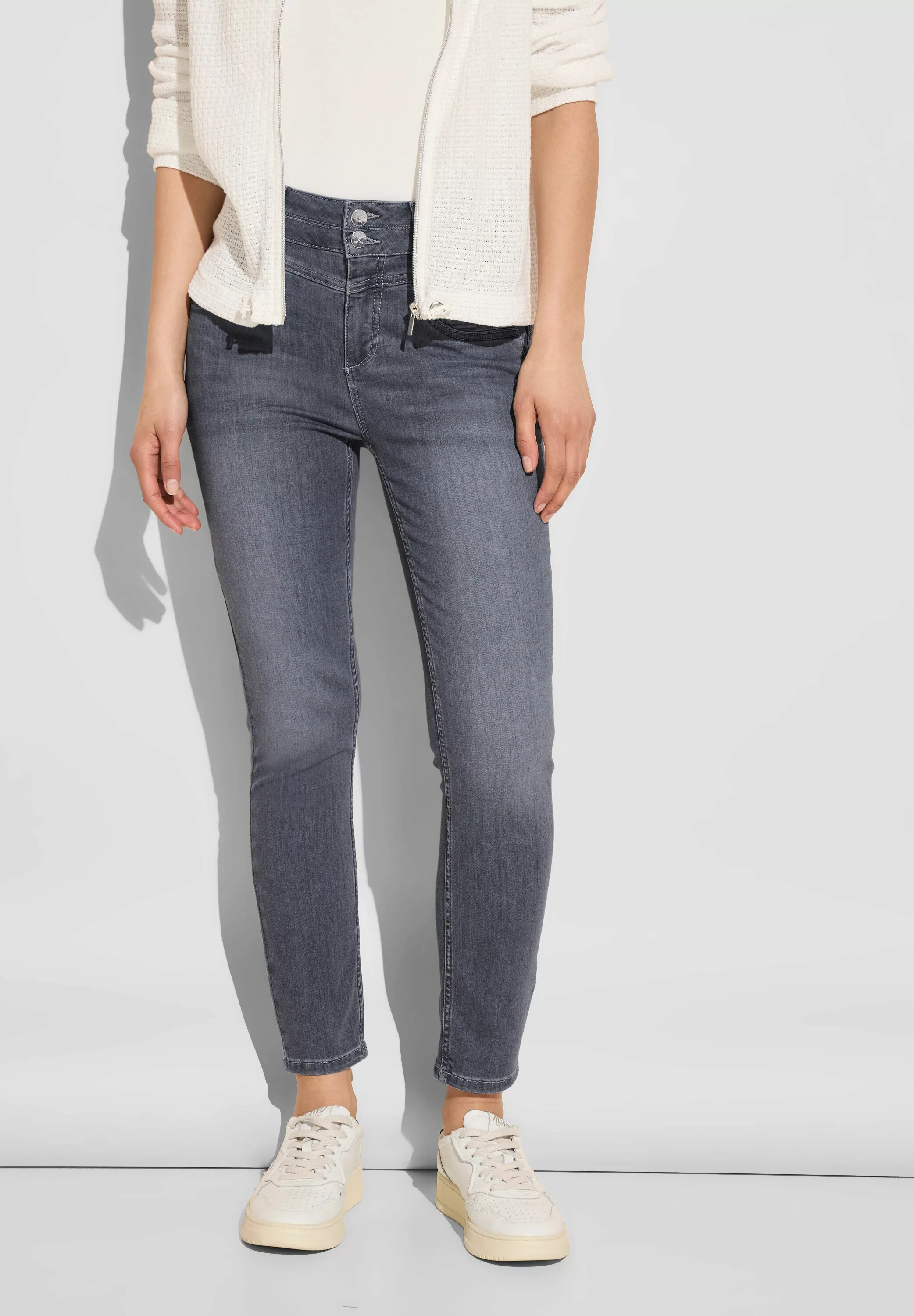 STREET ONE Loose-fit-Jeans, High Waist günstig online kaufen