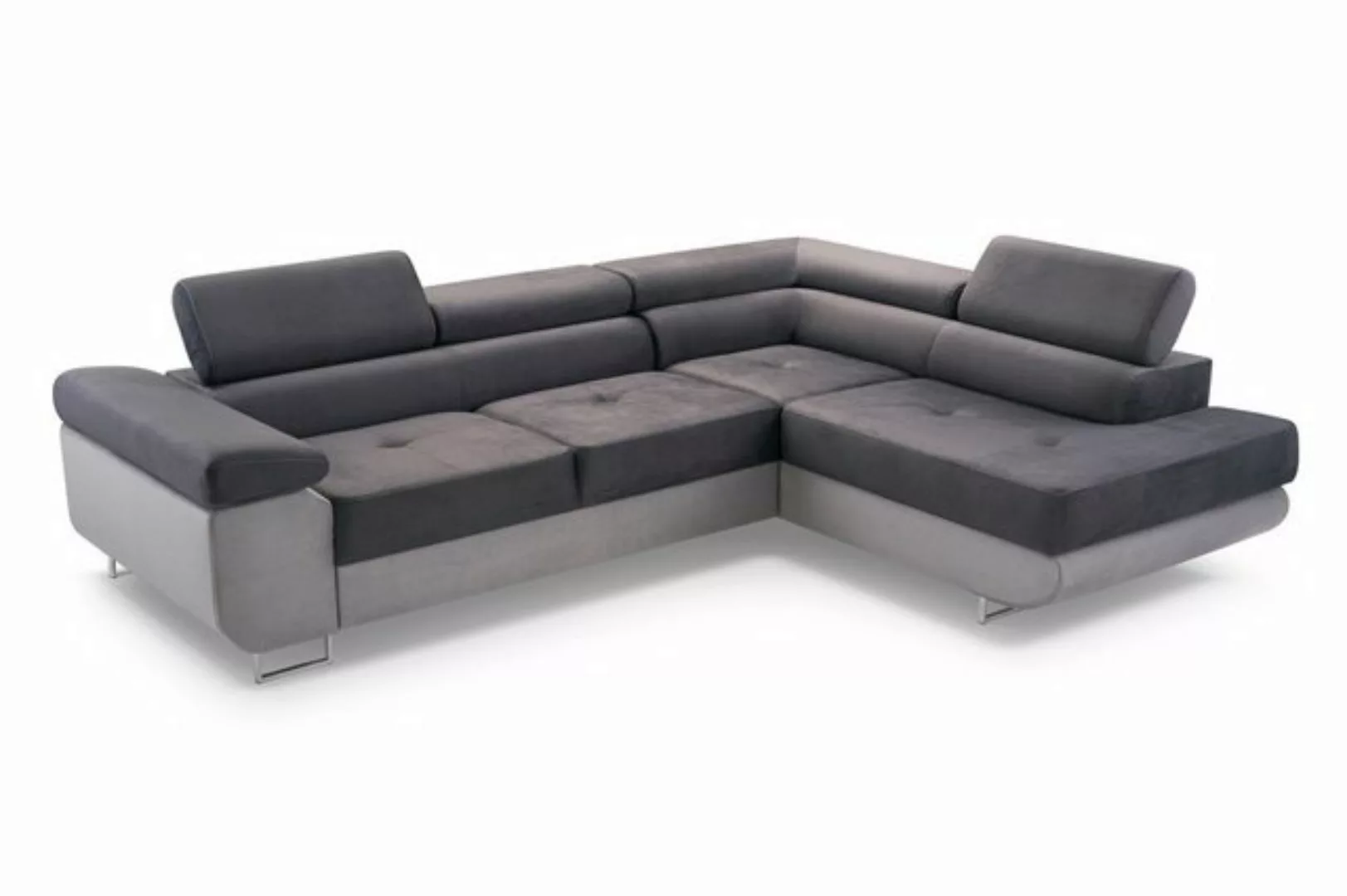 MOEBLO Ecksofa Bwayne, Ecksofa mit Schlaffunktion und Bettkasten, 272x70x20 günstig online kaufen