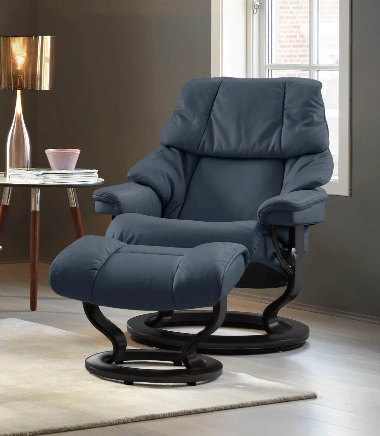 Stressless Relaxsessel-Set "Reno", mit Hocker, mit Classic Base, Größe S, M günstig online kaufen