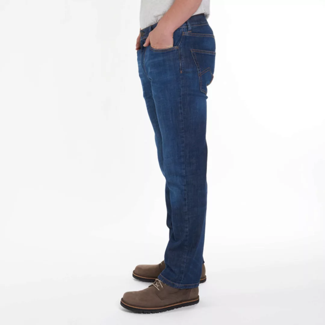 Basic Jeans Mit Wascheffekt "Regular Waves" Aus Bio-baumwolle günstig online kaufen