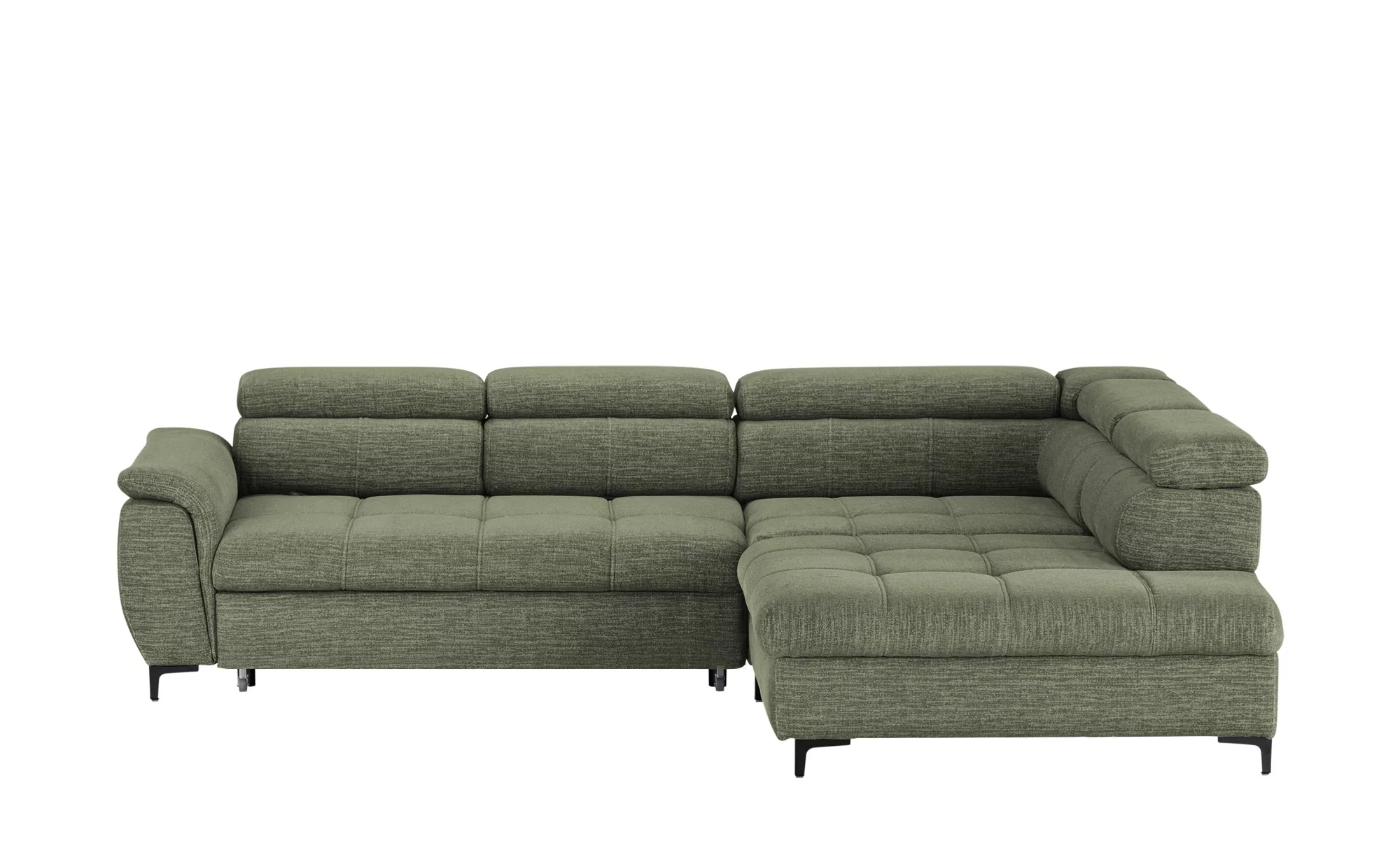 switch Ecksofa aus Flachgewebe Denvo ¦ grün ¦ Maße (cm): B: 290 H: 94 T: 21 günstig online kaufen