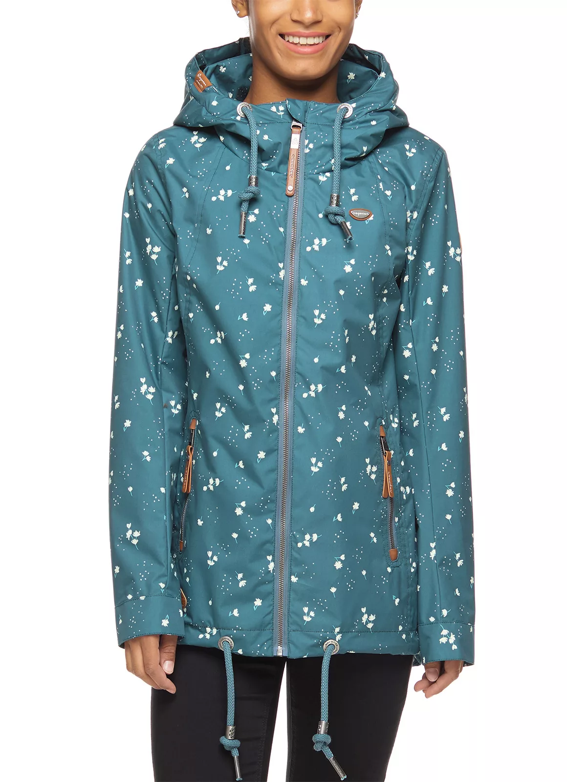 Ragwear Übergangsjacke Zuzka Flower deep ocean günstig online kaufen