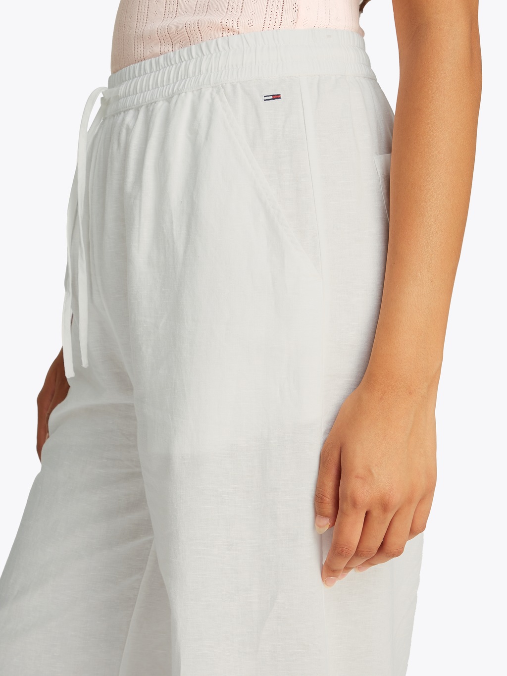 Tommy Jeans Webhose "TJW LINEN PANT", mit Logostickerei günstig online kaufen