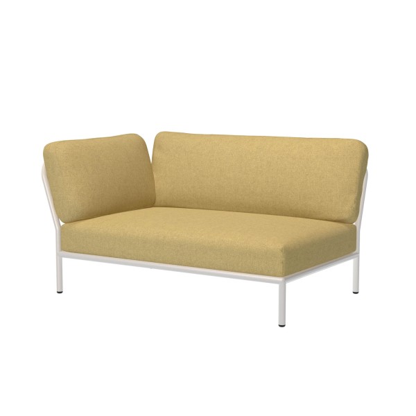 LEVEL Outdoor Sofa Lounge-Modul 2 Senf Weiß Links günstig online kaufen