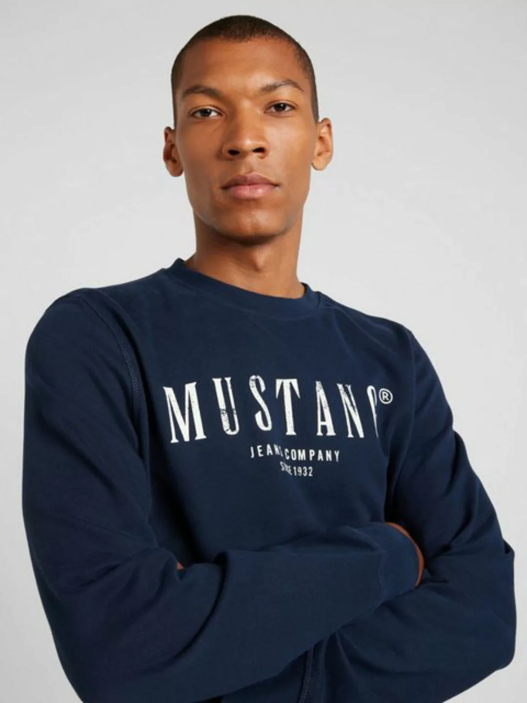 MUSTANG Sweatshirt CLIO mit Logo-Print günstig online kaufen