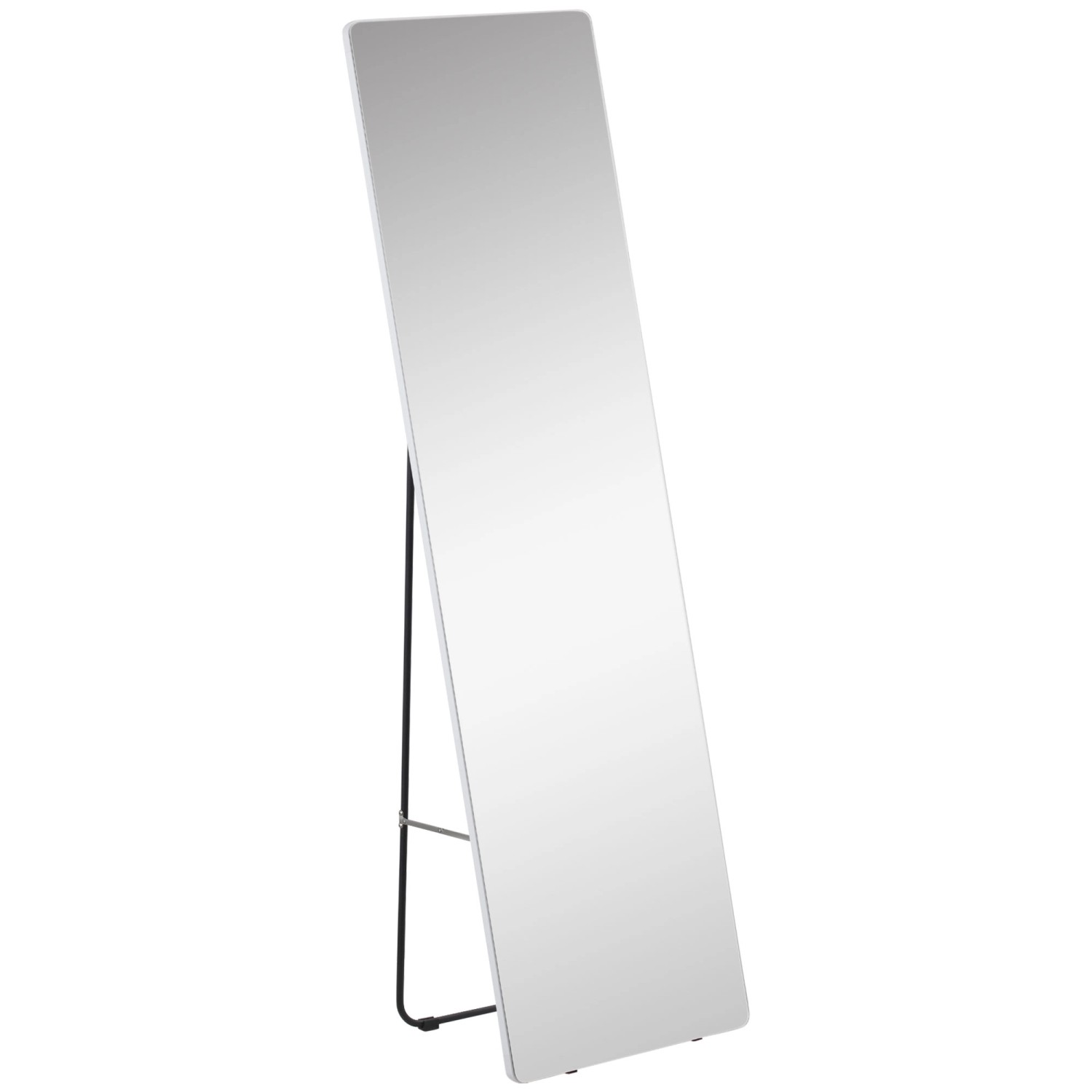 HOMCOM Standspiegel mit Ständer 45 x 160 cm für Schlafzimmer Wohnzimmer Sil günstig online kaufen