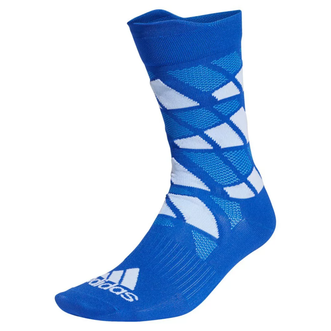 Adidas Aop Crew Socken EU 37-39 Bold Blue / White günstig online kaufen