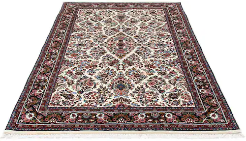 morgenland Wollteppich »Bidjar Blumenmuster Beige 208 x 133 cm«, rechteckig günstig online kaufen