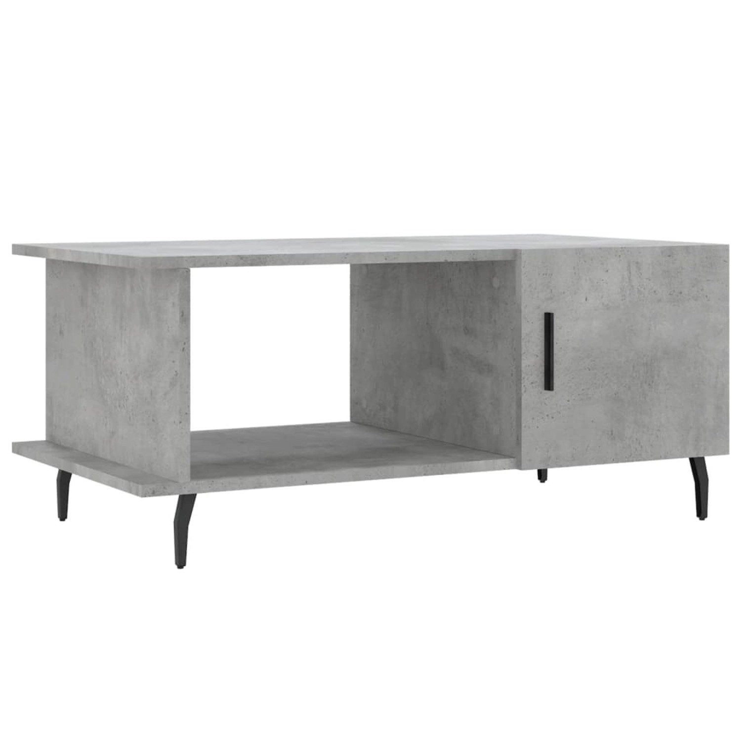 vidaXL Couchtisch Betongrau 90x50x40 cm Holzwerkstoff Modell 2 günstig online kaufen