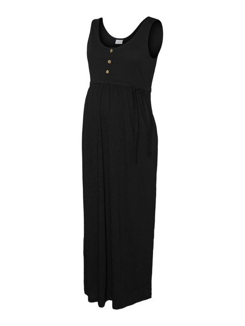 Mamalicious Shirtkleid Langes Maxi Umstandskleid mit U-Ausschnitt (lang) 72 günstig online kaufen