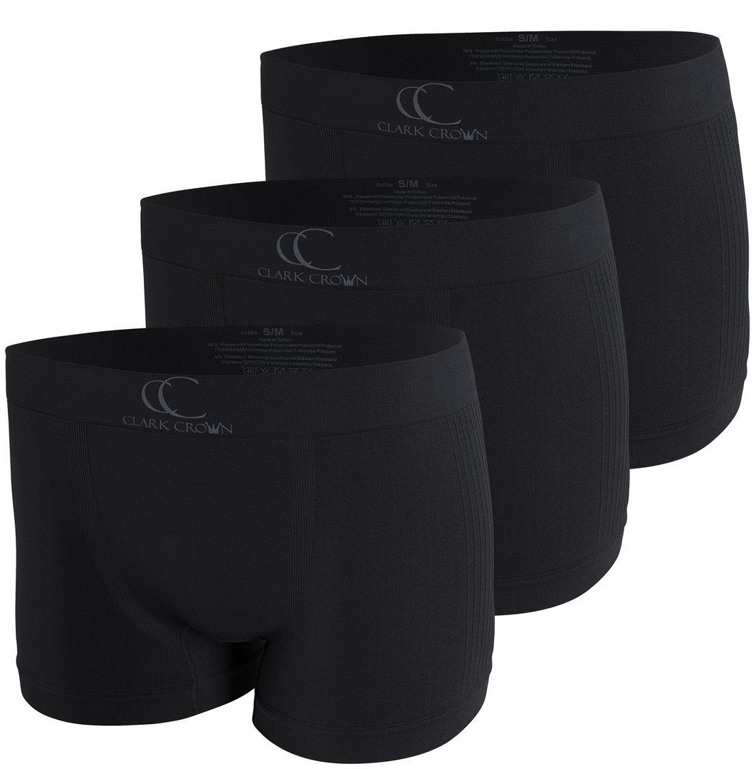 Clark Crown® Boxershorts Seamless (3-St) weiche günstig online kaufen