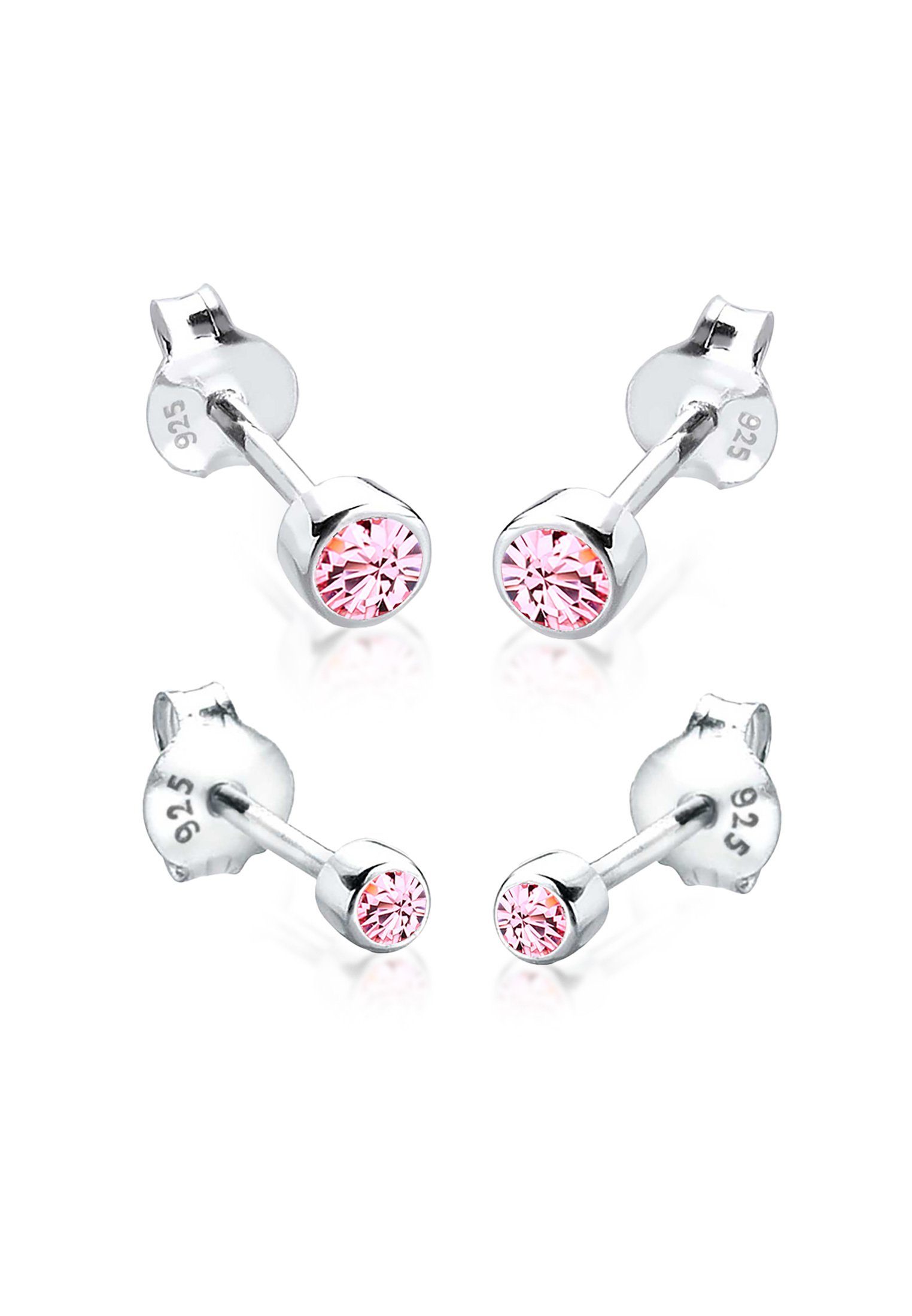 Elli Ohrring-Set Ohrstecker Set Weiß 925 günstig online kaufen
