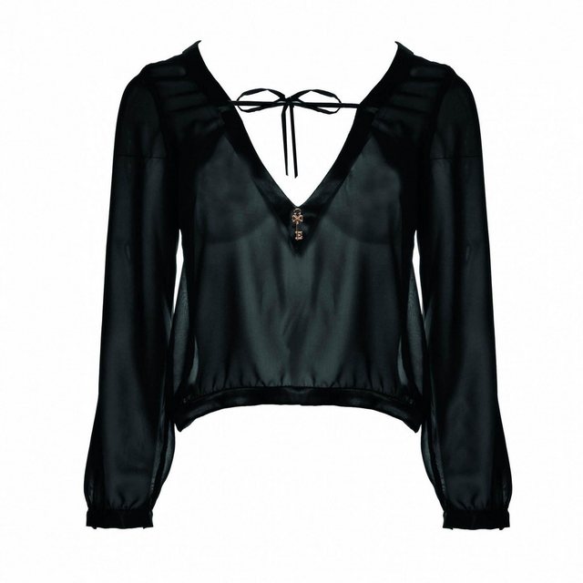 Escora Blusentop Chiffon Bluse schwarz sexy 44 günstig online kaufen