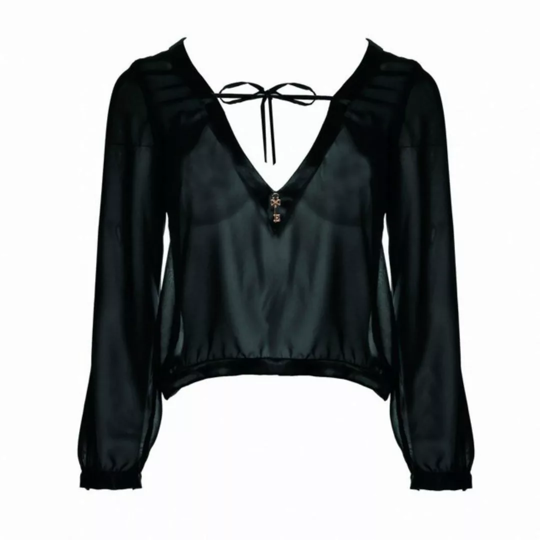 Escora Blusentop Chiffon Bluse schwarz sexy 34 günstig online kaufen