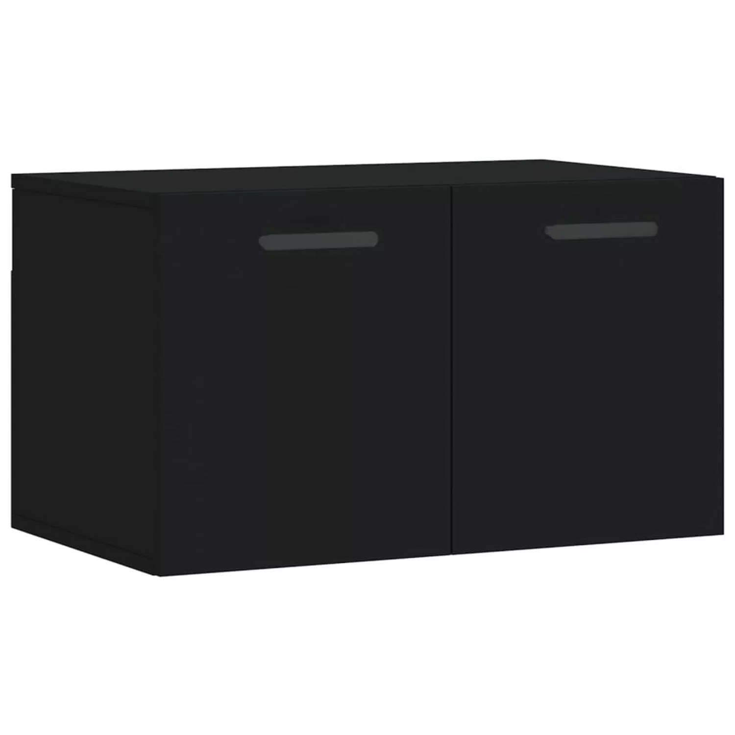 vidaXL Hängeschrank Wandschrank Hängeschrank Aufbewahrung Schwarz 60x36,5x3 günstig online kaufen