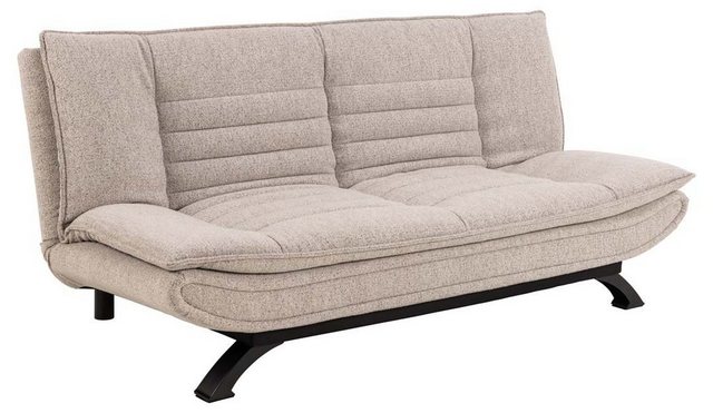 ACTONA GROUP Schlafsofa in Beige, Stoff, Stahl - 196x91x98cm (BxHxT) günstig online kaufen