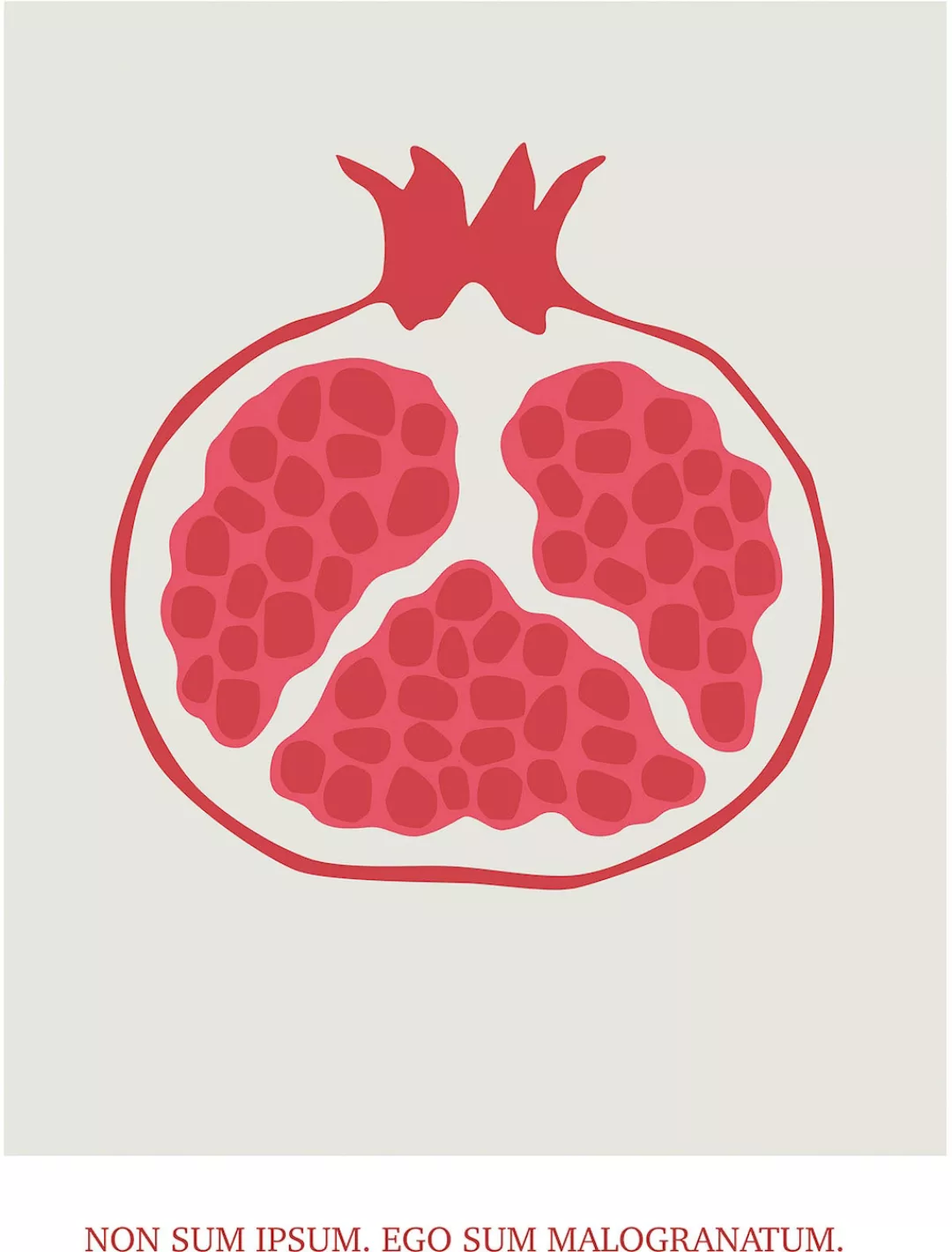 Komar Wandbild "Cultivated Pomegranate", (1 St.), Deutsches Premium-Poster günstig online kaufen