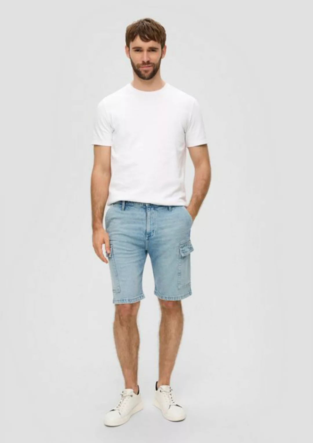 s.Oliver Stoffhose Jeans-Shorts / Regular Fit / High Rise / Straight Leg / günstig online kaufen