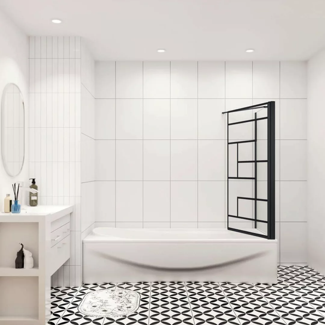duschspa Badewannenaufsatz NEU 80x70/75/80cm Drehwand Trennwand günstig online kaufen