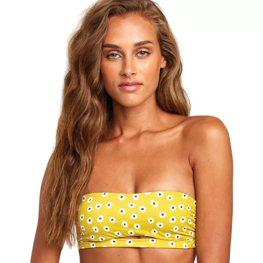Rvca Daizy Bandeau Bikini Oberteil XS Citron günstig online kaufen