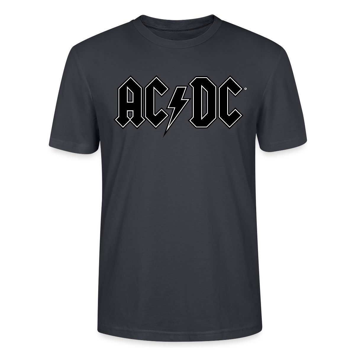 Spreadshirt T-Shirt AC/DC Schwarzes Logo Mit günstig online kaufen