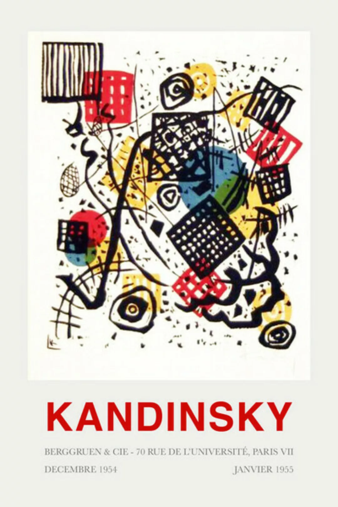 Poster / Leinwandbild - Kandinsky - Berggruen & Cie günstig online kaufen