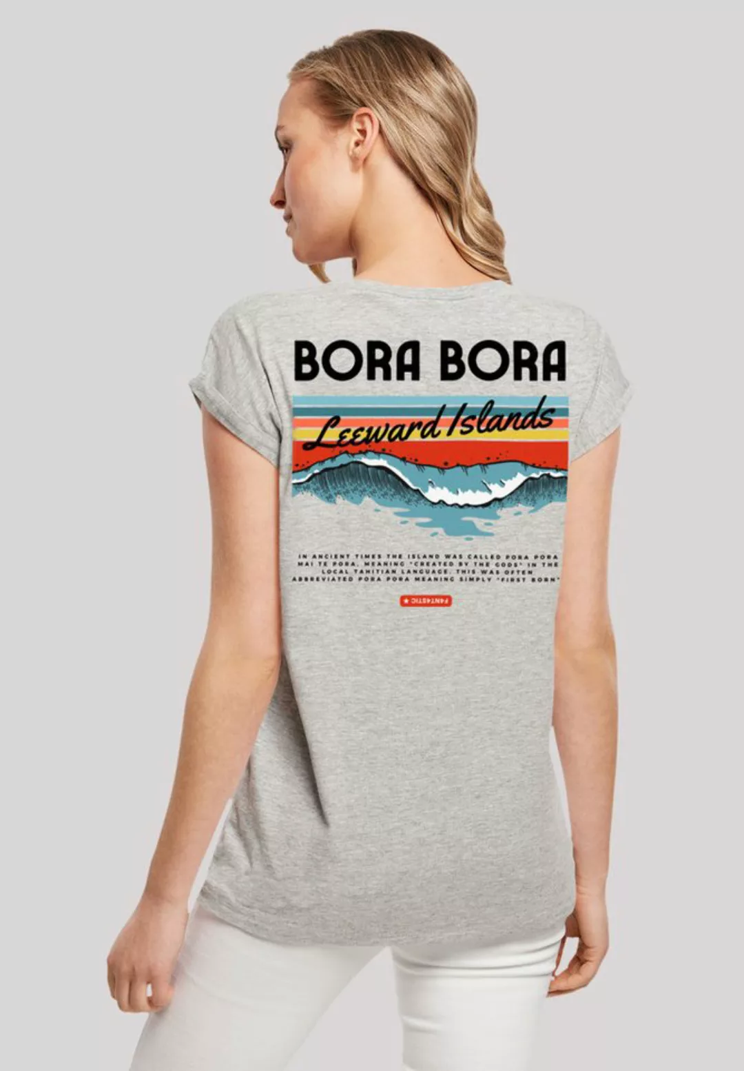 F4NT4STIC T-Shirt Bora Bora Leewards Island Print günstig online kaufen