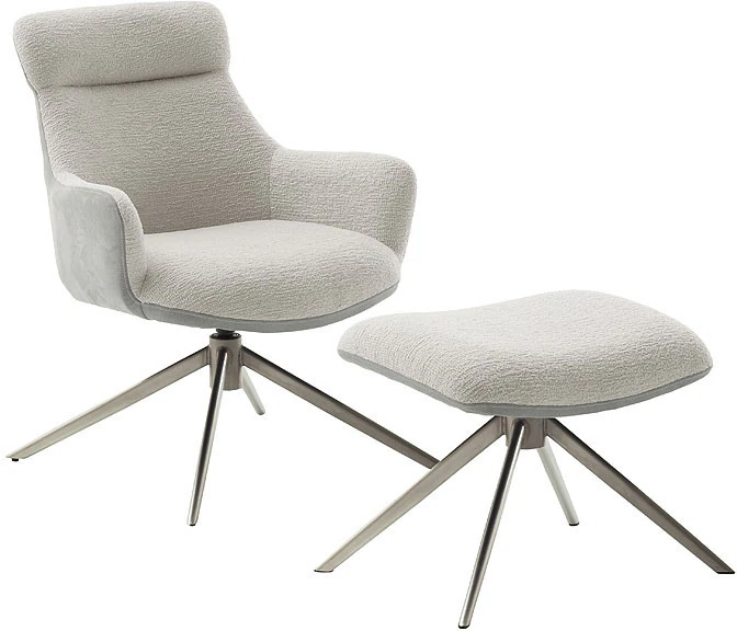 MCA furniture Loungesessel »PELION Drehstuhl mit Armlehnen«, (Set, 2 St.) günstig online kaufen
