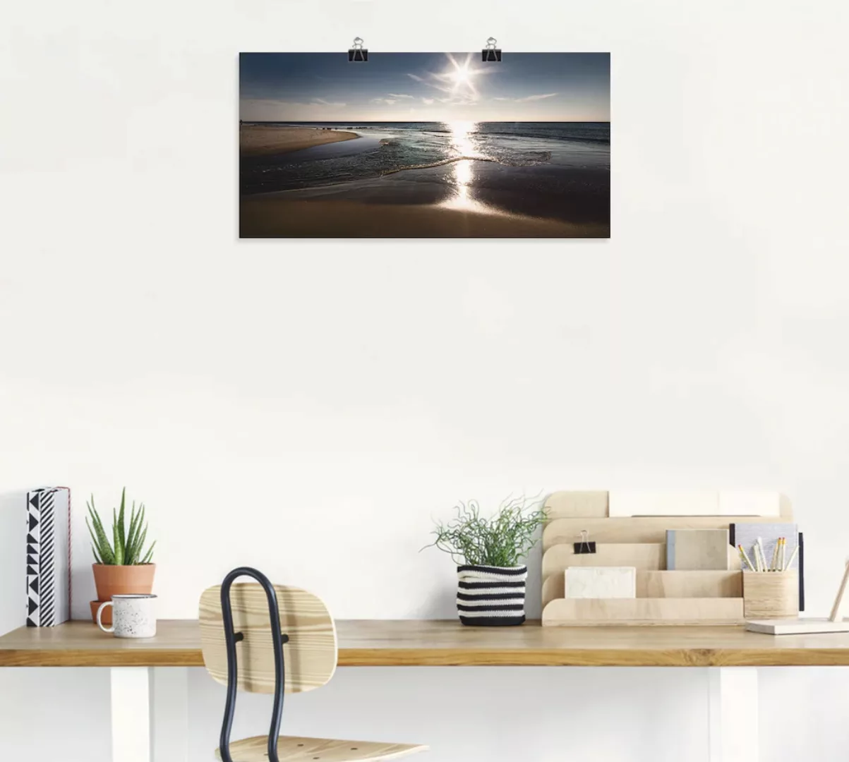 Artland Wandbild »Sylt IV«, Strand, (1 St.), als Leinwandbild, Poster, Wand günstig online kaufen